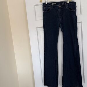 AG Adriano Goldschmied Dark Blue Flare Jeans